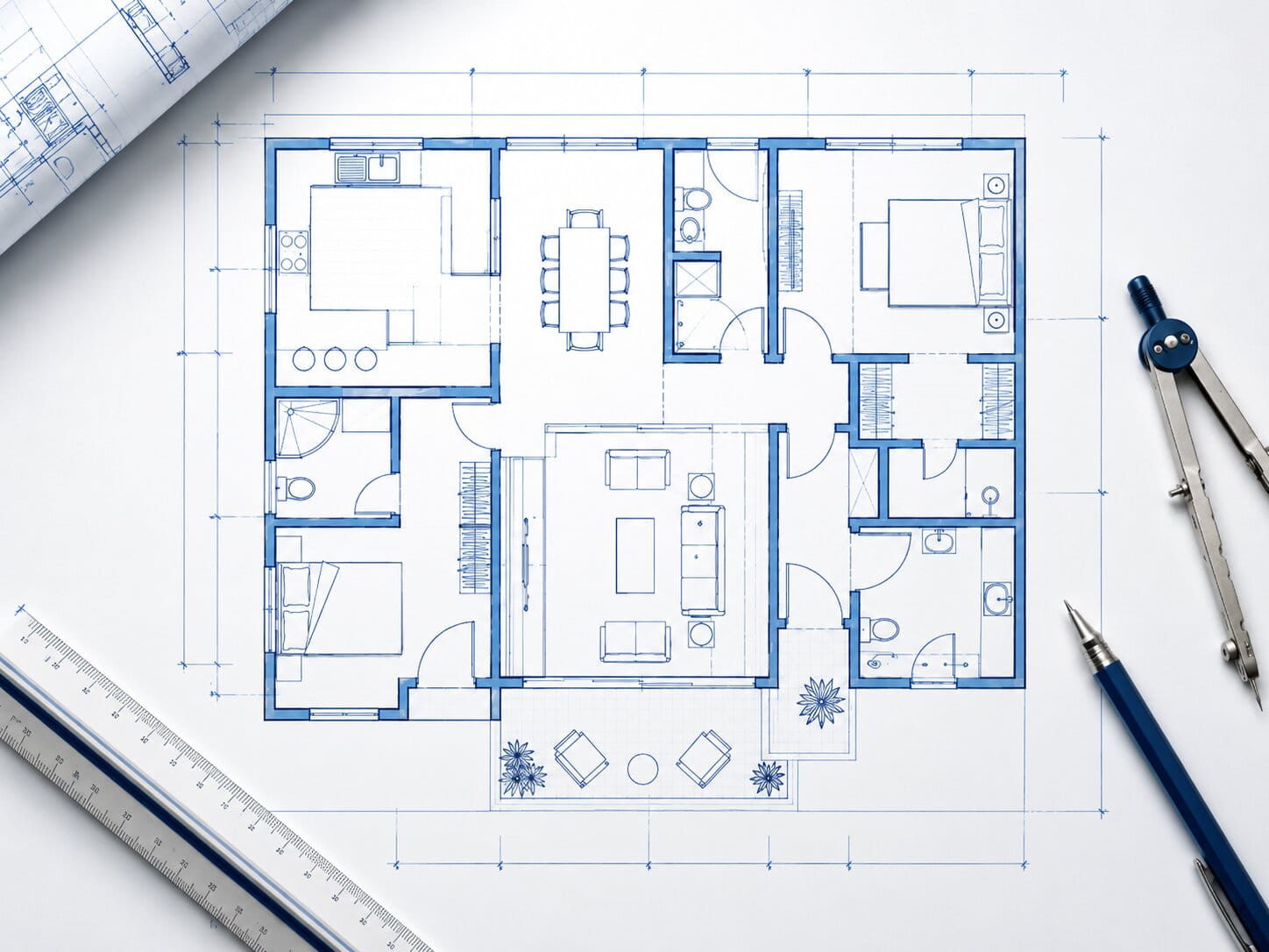 AutoCAD 2D Floor Plans